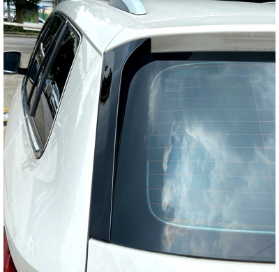 Añadidos laterales traseros para Skoda Kodiaq (NS7) 2017-2024 (ABS negro brillante)