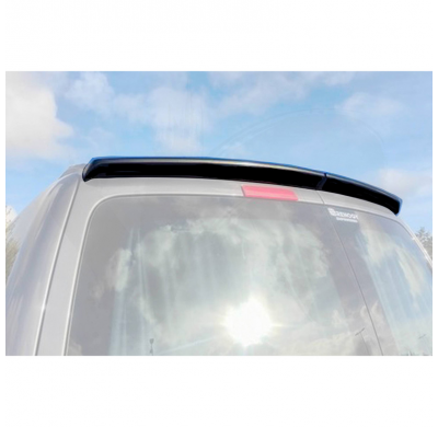 Spoiler de techo apto para Volkswagen Caddy 2004-2020 (con 2 puertas traseras) (ABS Negro Brillante)