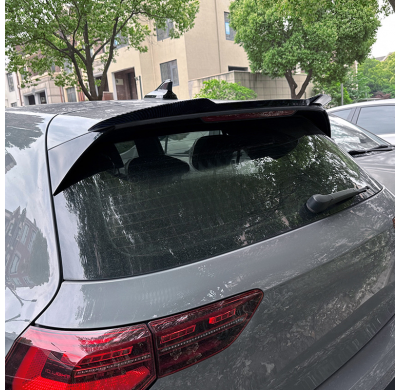 Alerón de techo (tapa de alerón) para Volkswagen Golf VIII HB 3/5 puertas GTi/GTD/GTE/R/R-Line 2020- (ABS negro brillante)