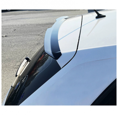 Alerón de techo AutoStyle (extension de alerón) compatible con Volkswagen Polo VI (AW) 2017- (ABS negro brillante)