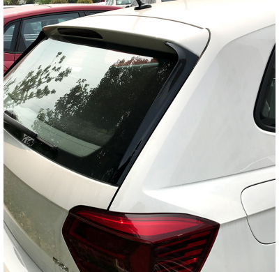 Añadidos laterales traseros para Volkswagen Polo (AW1) 2017- (ABS negro brillante)