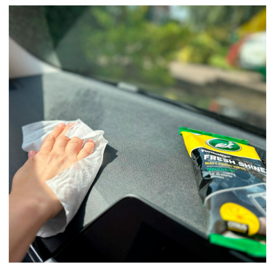 Toallitas limpiadoras para interiores Turtle Wax 54096 Fresh Shine Matt, 24 unidades