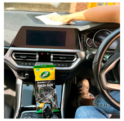 Toallitas limpiadoras para interiores Turtle Wax 54096 Fresh Shine Matt, 24 unidades