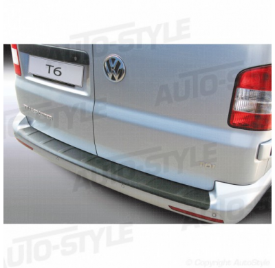 Abs Protector Paragolpes Especificor Volkswagen Transporter T6 Caravelle/Multivan 9/2015- With Rear Puertas 'Ribbed' Black