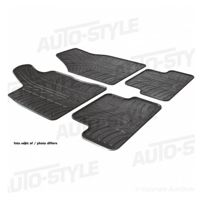 Juego Alfombrillas Goma Range Rover Evoque 2011- (T Profile 4-Pieces + Mounting Clips)