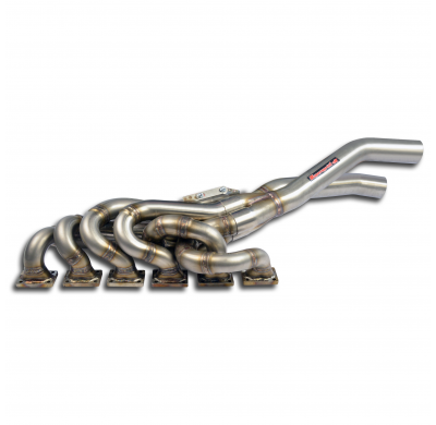 Colectores 100%  Acero Inox "Diseño Escalonado" (Volante a La Izquierda) - Bmw E36 Todos Los Modelos (Para S38 Motor Conversion)