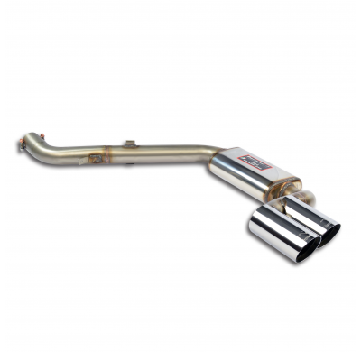 Escape Trasero "Racing" Right Oo76 - Bmw E39 Touring 520i / 523i '96 -> 8/'98 (Modelo Con Único Oem Kat.) Supersprint