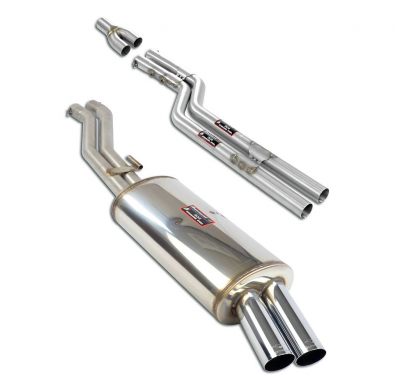 Paquete M-Technik 2 Sistema 100% Acero Inox, 1 x Ø76mm -> 2 x Ø60mm BMW E30 - Turbo engine conversion M - Technik 2 package SIN