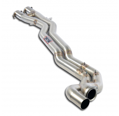 Tubo Central Derecho-Izquierdo + "X-Pipe" - Bmw E46 M3 (Para V8 Ls1 / Mustang Motor Conversion)  Supersprint
