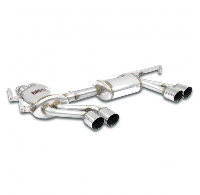 Silenciador trasero derecho - izquierdo "RACING LIGHT" Sistema 100% Acero Inox , 2 x Ø63,5mm BMW E46 M3 (Para V8 LS1 / Mustang M