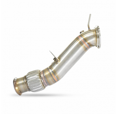 Downpipe  (Reemplaza catalizador) Sistema 100% de acero inoxidable - Downpipe con conexión tipo "V-clamp" - Elimina el OPF TOYOT