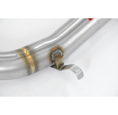 Mid pipe Acero inoxidable 100%, tamaño extragrande Ø70 mm - Solo kit completo FIAT COUPE' 2.0i Turbo 16v ' 94 -> ' 96 Mid pipe S