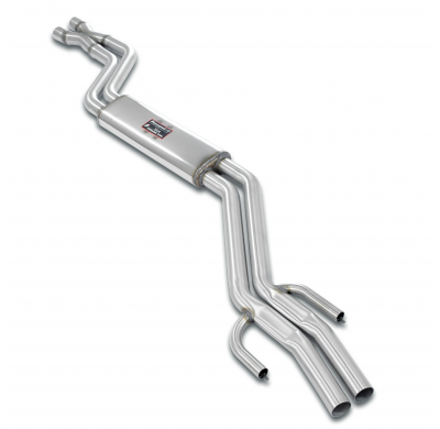 X-Pipe Resonated Sistema 100% de acero inoxidable, 2 x Ø50 mm BMW E30 M3 "Cecotto Edition" 2.5L 1989 "X-Pipe" Resonated SIN HOMO