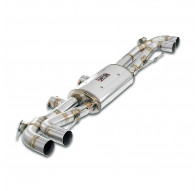 Rear exhaust right - left con válvula Sistema de escape "Cat-back Touring" 100% de acero inoxidable, 4 salidas, con válvulas - P