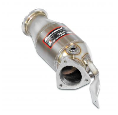 Downpipe + Catalizador metalico(LHD - RHD) Sistema 100% de acero inoxidable, sobredimensionado Ø80mm -> Ø65mm (solo para vehícul