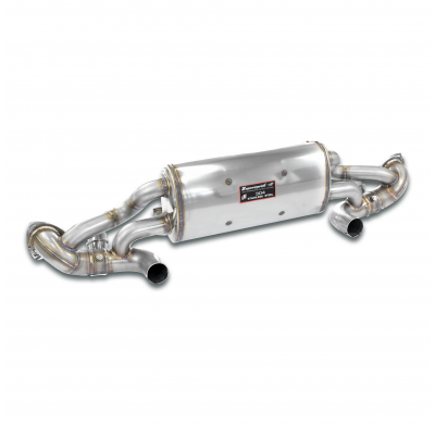 Escape trasero derecho - izquierdo con válvulas Kit de silenciador trasero 100% acero inoxidable - Solo kit completo PORSCHE 718