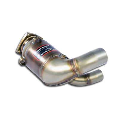 Escape delantero izquierdo con catalizador metálico 100CPSI Sistema 100% Acero Inox para silencioso trasero OEM Solo sistema com