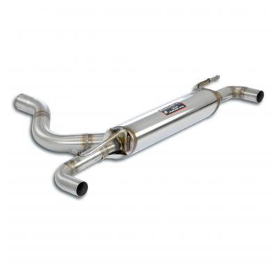 Rear exhaust "Racing" Right - Left Sistema 100% de acero inoxidable "Cat.-Back / GPF-Back", sobredimensionado Ø70mm - Solo kit c