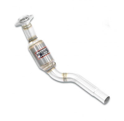 Downpipe izquierdo + Catalizador metalico Downpipe kit para escape central OEM JAGUAR XKR Coupè / Cabrio 4.2i V8 Supercharged (4