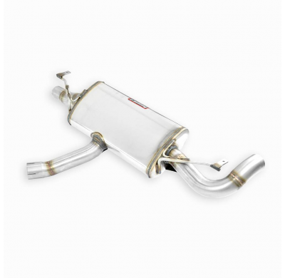 Rear exhaust Right - Left(For OEM valve) Sistema 100% de acero inoxidable, tamaño extragrande Ø65 mm JAGUAR E-Pace 2.0L 4WD (250