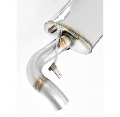 Rear exhaust Right - Left(For OEM valve) Sistema 100% de acero inoxidable, tamaño extragrande Ø65 mm JAGUAR E-Pace 2.0L 4WD (250