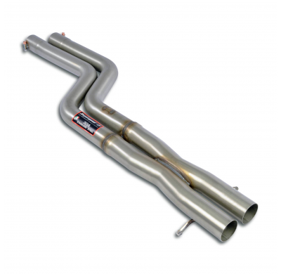 Sección delantera Derecha-Izquierda + "X-Pipe" Sistema 100% Acero Inox 2 x Ø54mm Solo sistema completo BMW E46 - Todos los model