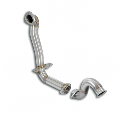 Turbo downpipe + OverpipeReplaces OEM catalytic converter) Sistema 100% Acero Inox tamaño grande Ø60mm - Ø65mm PEUGEOT RCZ 1.6