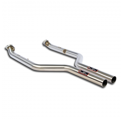 kit tubos delanteros derecho - izquierdo (Reemplaza catalizador convertidor) Sistema de escape 100% de acero inoxidable, 2 x Ø65