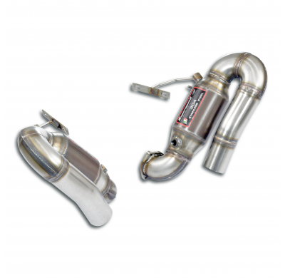 Catalizador metalico Derecho-Izquierdo  Sistema 100% de acero inoxidable - Para parachoques trasero del 996 GT3 Cup - Solo kit c
