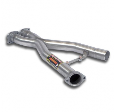 Tubo Central  "X" (Reemplaza Escape Central Oem) - Alpina B12 (E31) 5.7i Coupè V12 (416 Cv) '92 -> '96 Supersprint