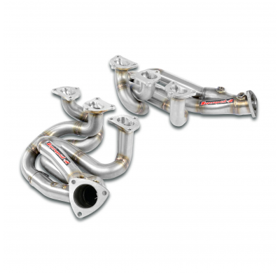 Colector Derecho-Izquierdo (Reemplaza pre-Catalizador OEM) Sistema Touring 100% acero inoxidable 2 x Ø54 mm - Elimina los catali