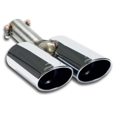 Colas de escape 100x75 Sistema 100% Acero Inox tamaño grande Ø60mm - Ø65mm PEUGEOT RCZ 1.6 THP (200 CV) 2010 -> 2015 Colas de e