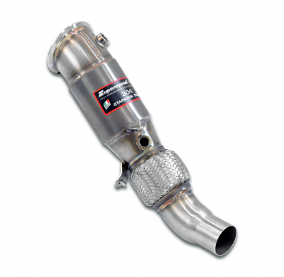 Downpipe + Catalizador metalico 100CPSI Sistema 100% Acero Inox tamaño grande Ø70mm BMW F20 / F21 125i 2.0T (218 CV) 2011 -> 201