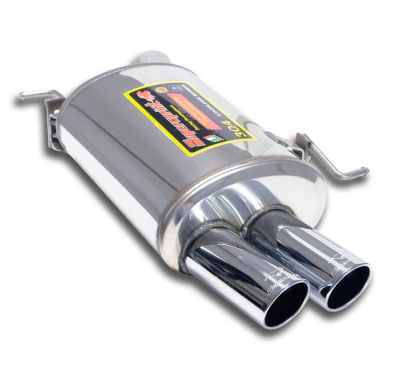Silencioso trasero OO80 Sistema 100% de acero inoxidable  Silencioso trasero OO80 SIN HOMOLOGACION Supersprint