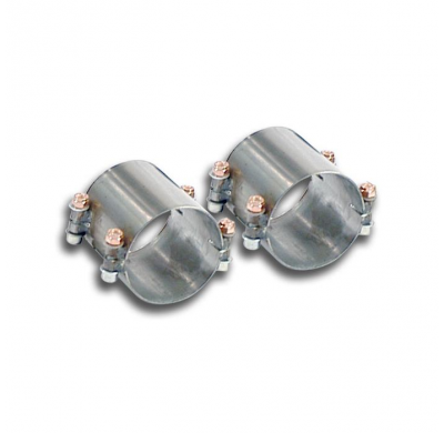 Kit tubo conexión adaptador  Sistema 100% de acero inoxidable para el silenciador trasero original (elimina los catalizadores te