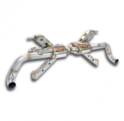 Silencioso trasero Derecho-Izquierdo "Racing"(Reemplaza catalizador, se monta con las colas OEM)-18,0 Kg Sistema "Racing" 100% d