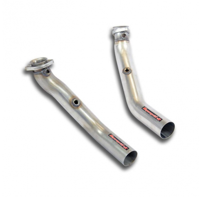 Secondary downpipe kit(deletes the catalytic) Sistema 100% de acero inoxidable, sobredimensionado 2 x Ø70 mm para el sistema de
