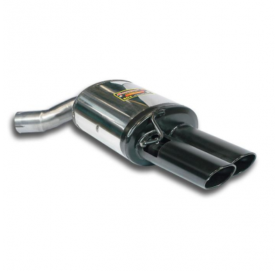 Escape trasero derecho 100x75 "Gris plomo" Sistema 100% Inox Oversize 2 x Ø65mm AUDI S8 Plus QUATTRO Facelift 4.0 TFSI V8 (605 C