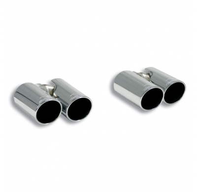 Kit colas de escape Derecha-Izquierda OO90 Kit de escape trasero con salidas derecha e izquierda, 100% acero inoxidable. VW GOLF