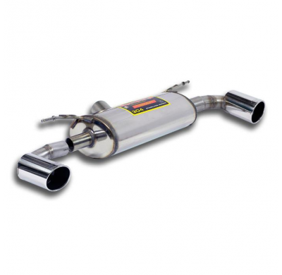 Silencioso trasero Derecho-Izquierdo O100 Sistema de escape Cat-back derecho-izquierdo 100% acero inoxidable, sobredimensionado