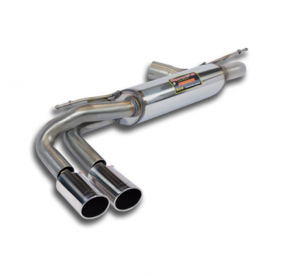 Silencioso Trasero "Racing" OO80 Sistema de escape "Cat-back" 100% de acero inoxidable - Kit completo solamente BMW F22 LCI 230i