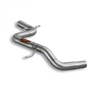 Tubo central (Reemplaza silencioso central OEM)  Sistema 100% acero inoxidable, lado derecho-izquierdo. Para modelos con suspens