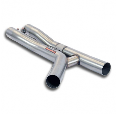 Sección de escape central tipo "H-Pipe" Sistema de alto rendimiento 100% de acero inoxidable, compatible con la eliminación del