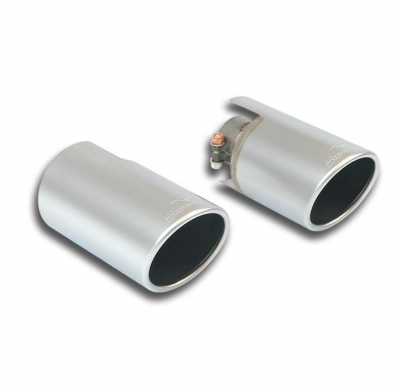 Colas de escape Derecha-Izquierda  "Satinadas" O100 Sección trasera y tubos de escape MINI F57 Cooper S Cabrio JCW 2.0T (B48 Eng