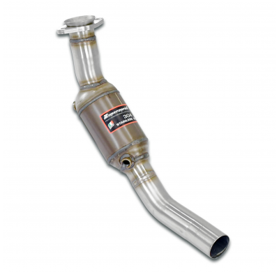 Downpipe derecho con catalizador metalico  Sistema 100% de acero inoxidable, tamaño extragrande 2 x Ø60 mm JAGUAR XJR / Sovereig