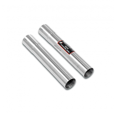 Connecting pipe kit Sistema 100% de acero inoxidable, 2 x Ø65 mm MERCEDES C126 500/560 SEC (For M275 5.5L V12 Twin Turbo engine