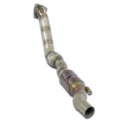 Downpipe derecho + catalizador metalico Sistema 100% de acero inoxidable AUDI A6 RS6 QUATTRO (Sedan + Avant) 4.2i V8 Turbo (450
