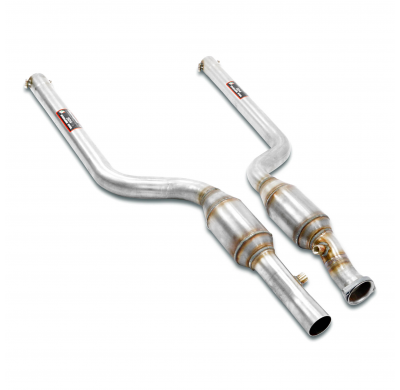 Catalizador metalico Derecho-Izquierdo Sistema de competición 100% acero inoxidable, 2 x Ø60 mm MERCEDES R171 SLK 280 V6 (231 CV