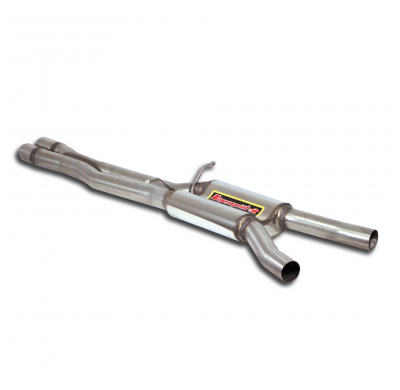 Silencioso central  Sistema "Cat.-back" 100% de acero inoxidable AUDI A6 RS6 QUATTRO (Sedan + Avant) 4.2i V8 Turbo (450 CV) ' 02