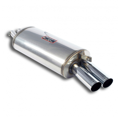 Silencioso trasero  OO70 INOX  409 Sistema 100% de acero inoxidable BMW E30 320is 4 cyl. (Motor S14 - 192 CV) (Sedan - Coupè) '8